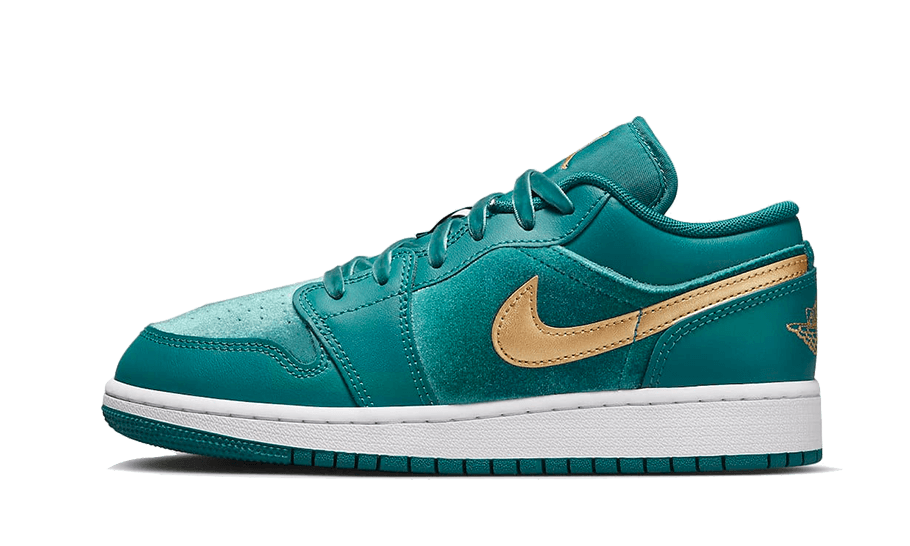 Air Jordan 1 Low Velvet Geode Teal FB9896-300 — Vista 1