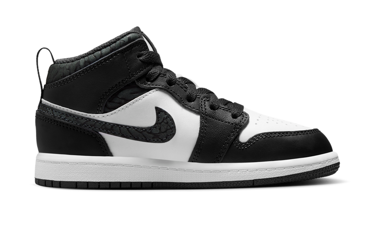 Air Jordan 1 Mid SE Panda Elephant (PS) FB9910-001 — Vista 2