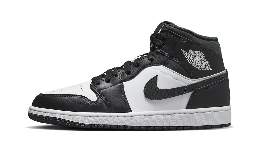 Air Jordan 1 Mid Black Elephant FB9911-001 — Vista 1