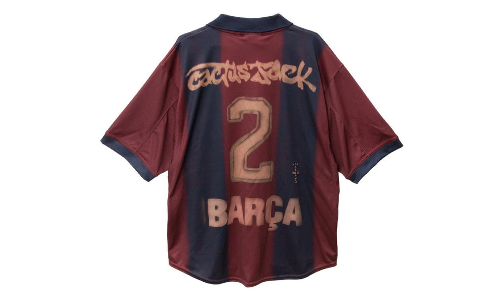 Travis Scott x Nike x FC Barcelona Retro 2000/01 Home Skeleton Jersey