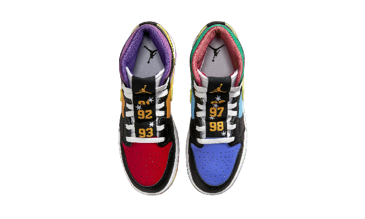 Air Jordan 1 Mid Sneaker School FD1317-007 — Vista 3