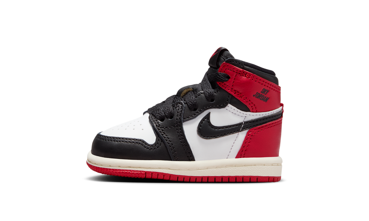 Air Jordan 1 Retro High OG Black Toe Reimagined (TD) FD1413-106 — Vista 1