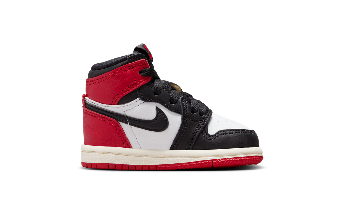 Air Jordan 1 Retro High OG Black Toe Reimagined (TD) FD1413-106 — Vista 2