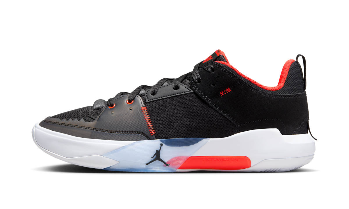 Air Jordan One Take 5 Black Habanero Red (Translucent Outsole) (GS) FD2335-006 — Vista 1