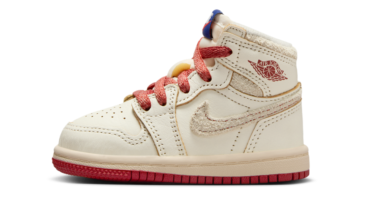Air Jordan 1 Retro High OG Rare Air Sail Cinnabar (TD) FD2598-100 — Vista 1