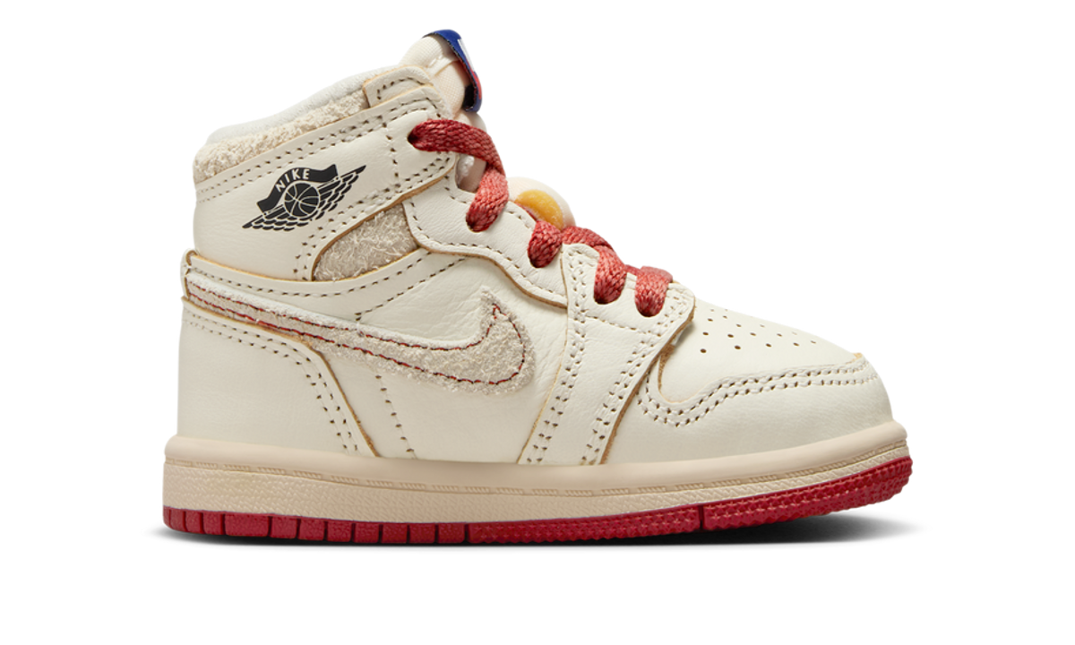 Air Jordan 1 Retro High OG Rare Air Sail Cinnabar (TD) FD2598-100 — Vista 2