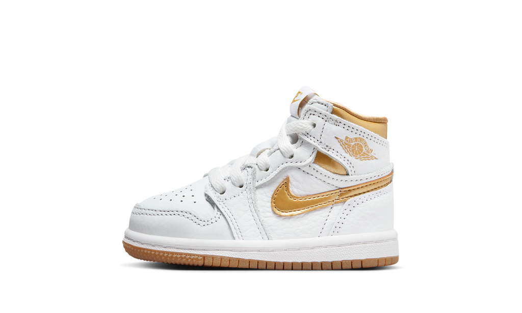Air Jordan 1 Retro High OG Metallic Gold (TD) FD2598-107 — Vista 1