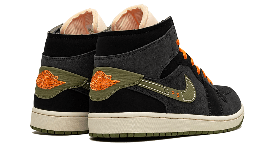 Air Jordan 1 Mid SE Craft Anthracite Light Olive FD6817-003 — Vista 2
