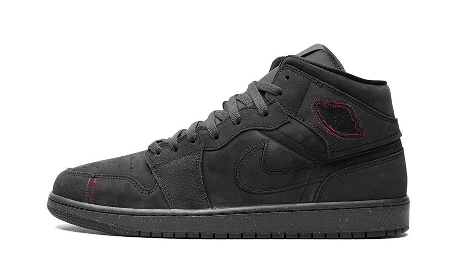 Air Jordan 1 Mid SE Craft Dark Smoke Red FD8634-001 — Vista 1