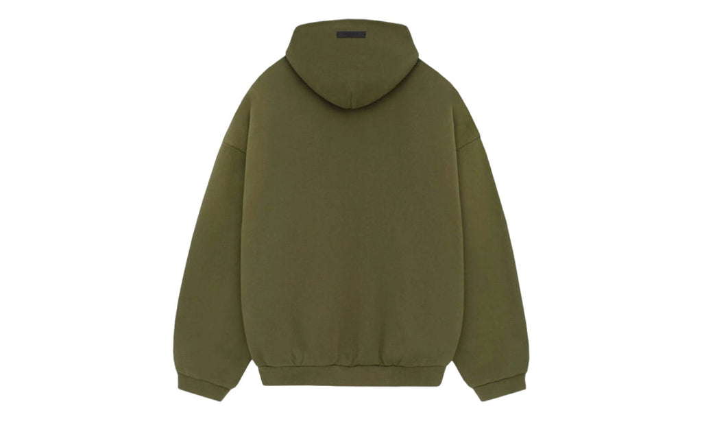 Fear of God Essentials Fall24 Back to School Fleece Hoodie Military