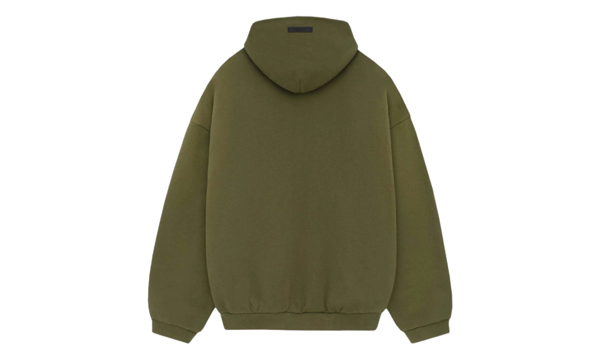 Fear of God Essentials Fall24 Back to School Fleece Hoodie Military