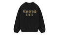 Fear of God Essentials Fleece Crewneck Black