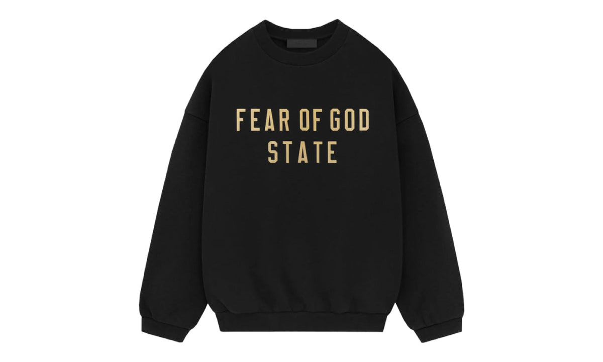 Fear of God Essentials Fleece Crewneck Black