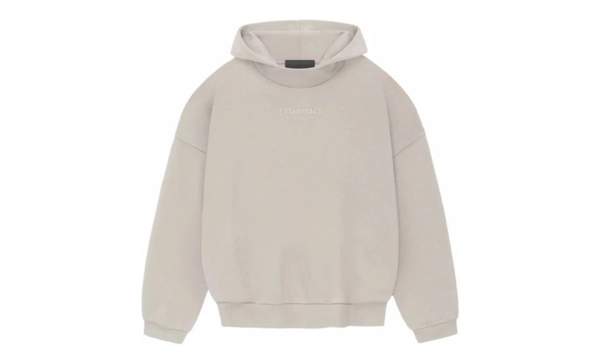 Fear of God Essentials Hoodie Silver Cloud