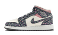 Air Jordan 1 Mid SE Floral Canvas FJ3451-001 — Vista 1