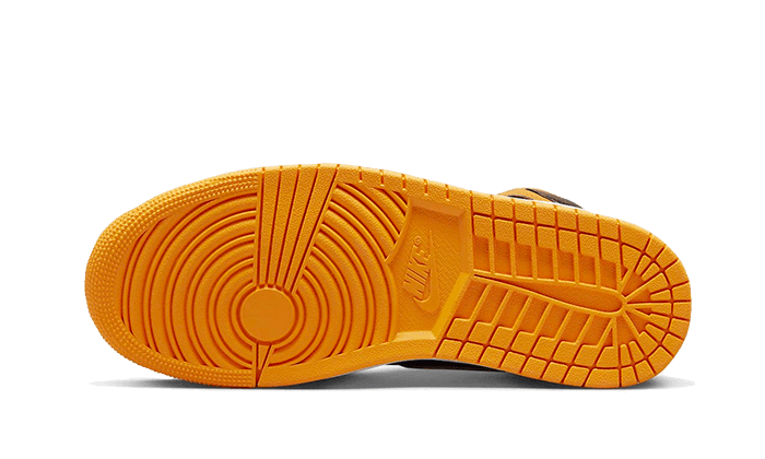Air Jordan 1 Mid Fat Tongue Black Orange FJ4923-008 — Vista 3