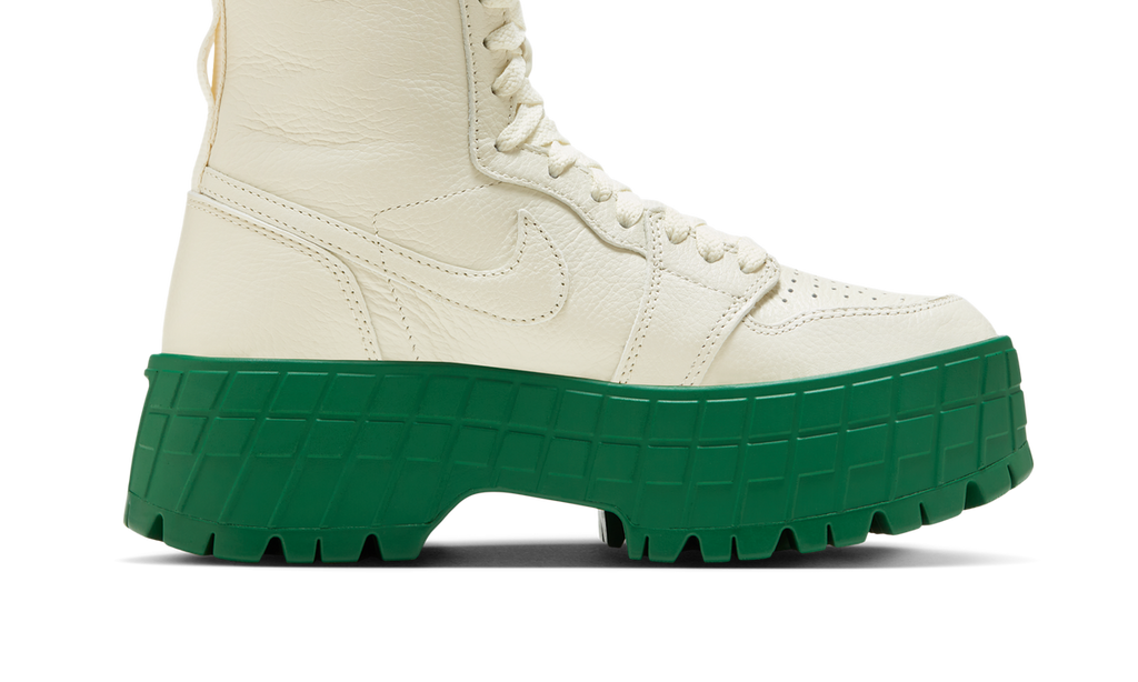 Air Jordan 1 High Brooklyn Coconut Milk Pine Green (Women's) FJ5737-103 — Vista 2