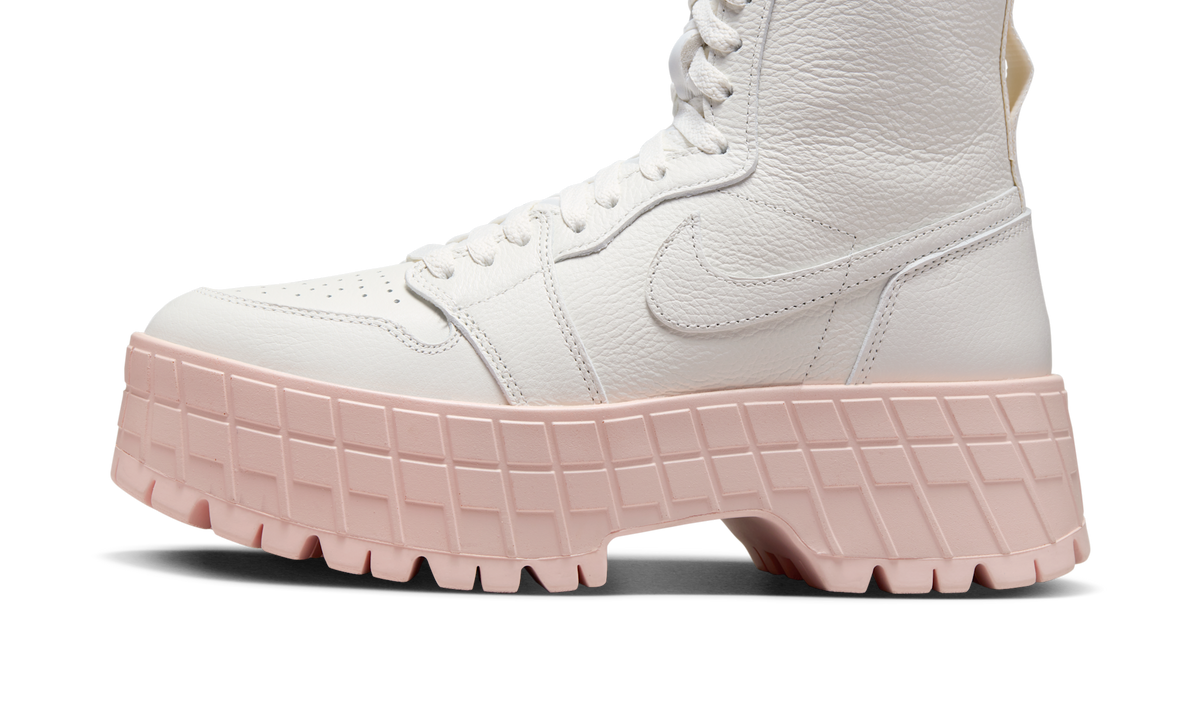 Air Jordan 1 High Brooklyn Sail Legend Pink (Women's) FJ5737-116 — Vista 1