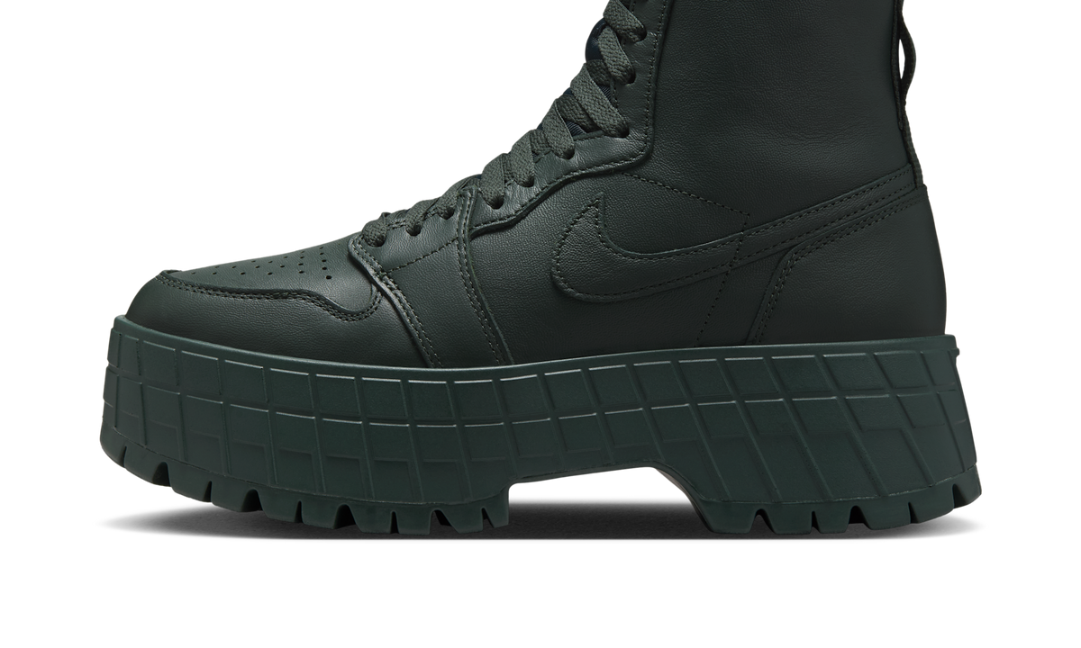 Air Jordan 1 High Brooklyn Dark Spruce Green (Women's) FJ5737-300 — Vista 1