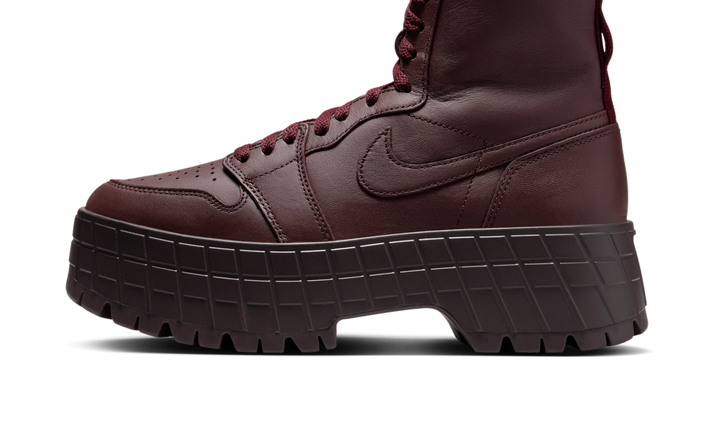 Air Jordan 1 High Brooklyn Burgundy Crush (Women's) FJ5737-600 — Vista 1