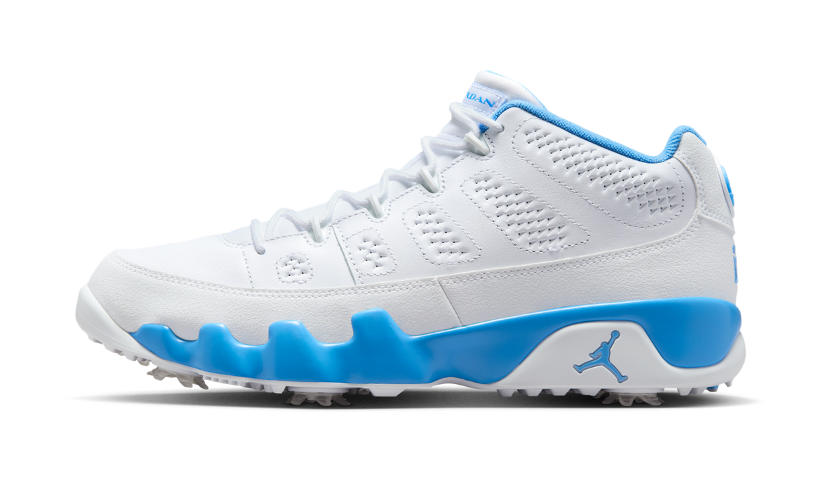 Air Jordan 9 Retro Low Golf White University Blue FJ5934-101 — Vista 1