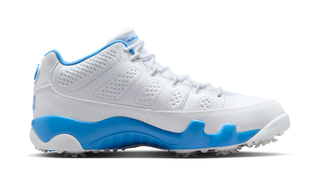 Air Jordan 9 Retro Low Golf White University Blue FJ5934-101 — Vista 2