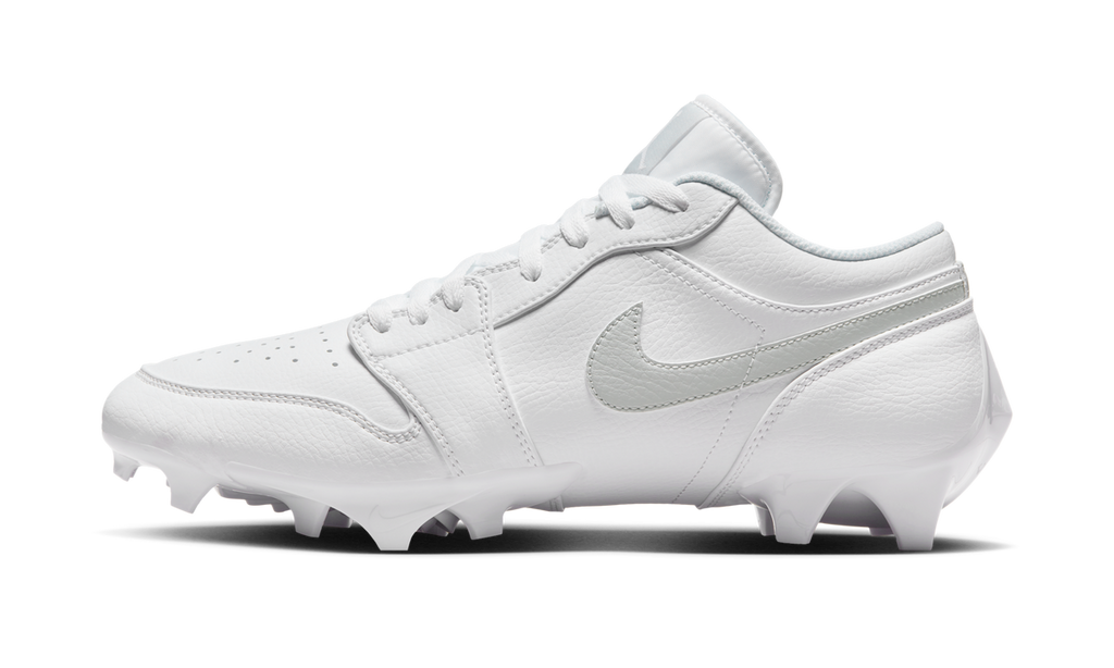 Air Jordan 1 Low TD Cleat White Grey Fog FJ6245-101 — Vista 1