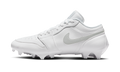 Air Jordan 1 Low TD Cleat White Grey Fog FJ6245-101 — Vista 1