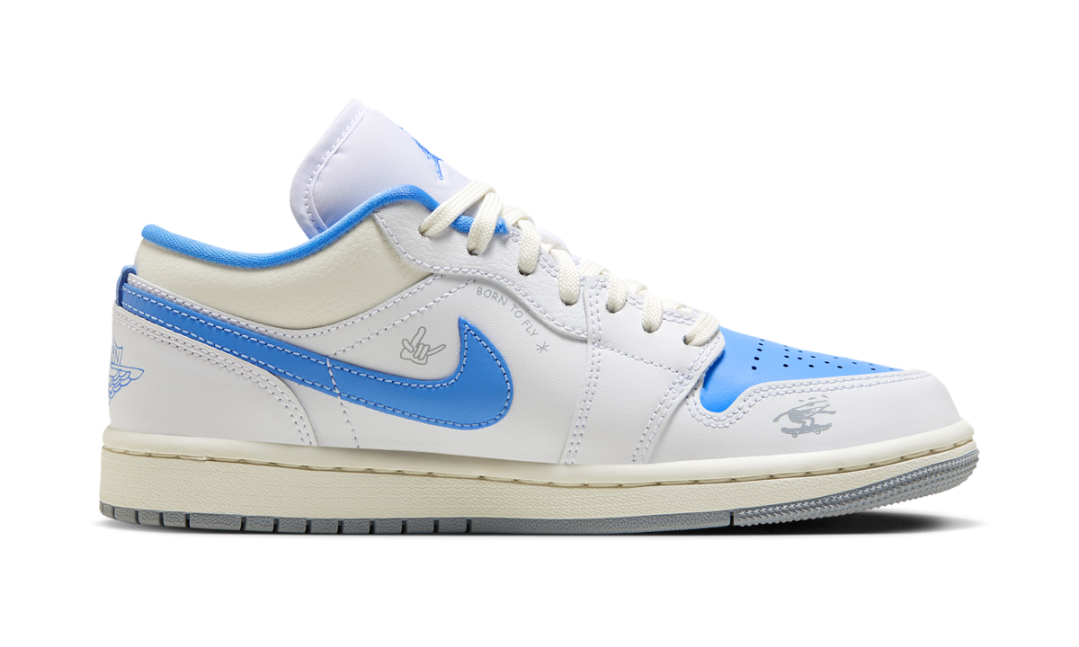 Air Jordan 1 Low SE Just Skate University Blue (Women's) FJ7219-441 — Vista 2
