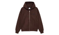 Stussy x Nike Stone Washed Fleece Zip Hoodie (FW25) Dark Cinder