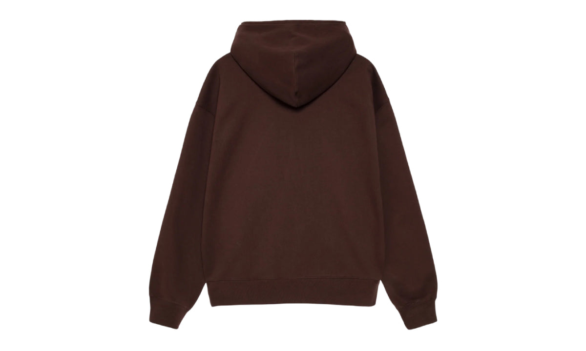 Stussy x Nike Stone Washed Fleece Zip Hoodie (FW25) Dark Cinder