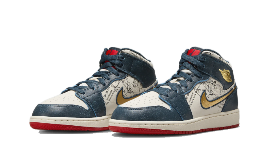 Air Jordan 1 Mid SE Take Flight FN1353-400 — Vista 2