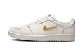 Air Jordan 1 Low Method of Make Sail Metallic Gold (Women's) FN5032-100 — Vista 1