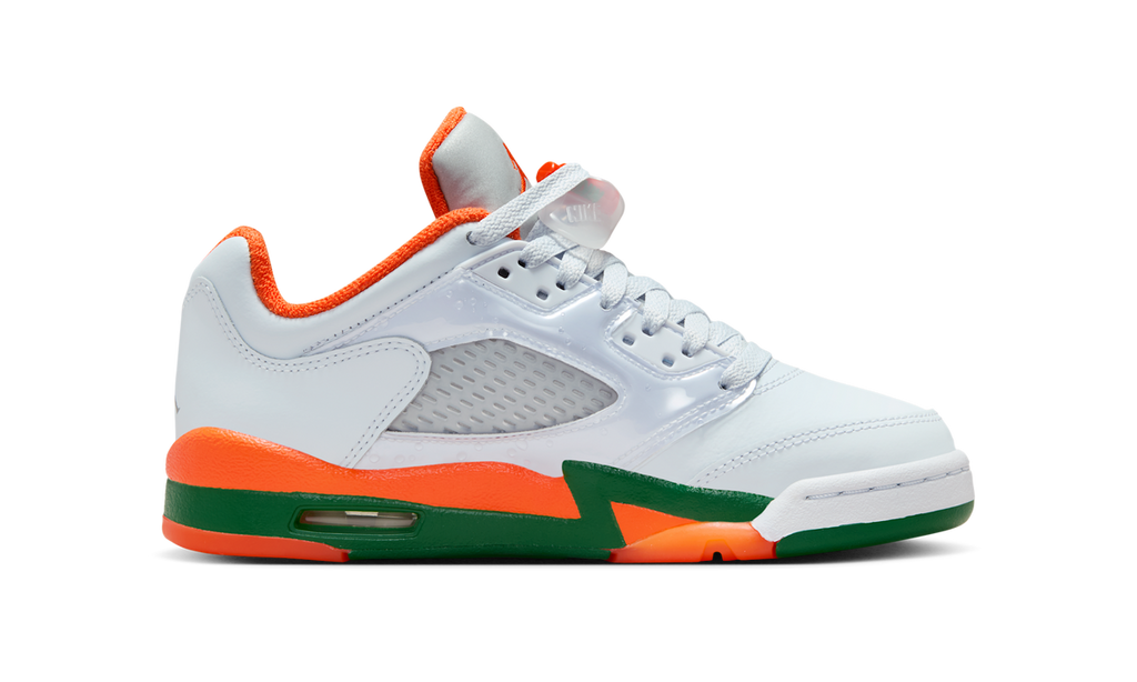 Air Jordan 5 Retro Low Miami Hurricanes (GS) FQ1293-018 — Vista 2