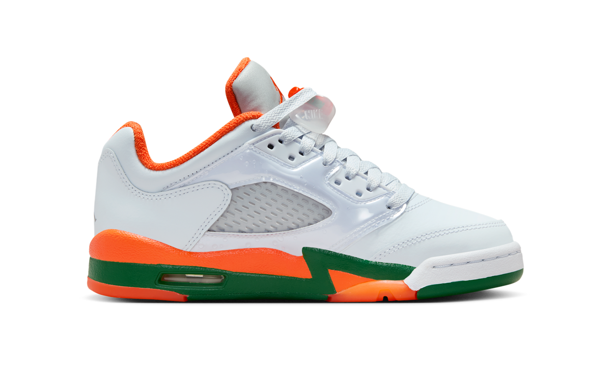 Air Jordan 5 Retro Low Miami Hurricanes (GS) FQ1293-018 — Vista 2