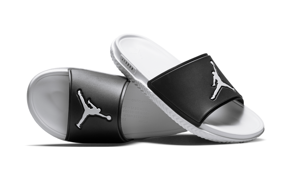 Air Jordan Jumpman Slide Black White FQ1598-010 — Vista 1