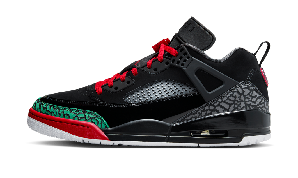 Air Jordan Spizike Low Black Classic Green White Varsity Red FQ1759-060 — Vista 1