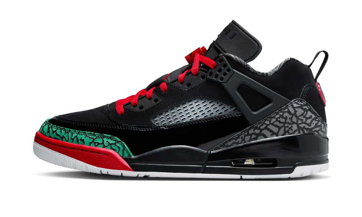 Air Jordan Spizike Low Black Classic Green White Varsity Red FQ1759-060 — Vista 1