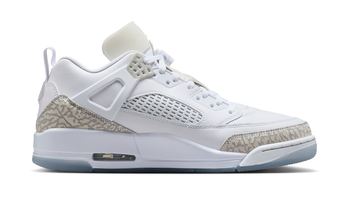 Air Jordan Spizike Low White Metallic Silver Barely Blue Neutral Grey FQ1759-103 — Vista 2