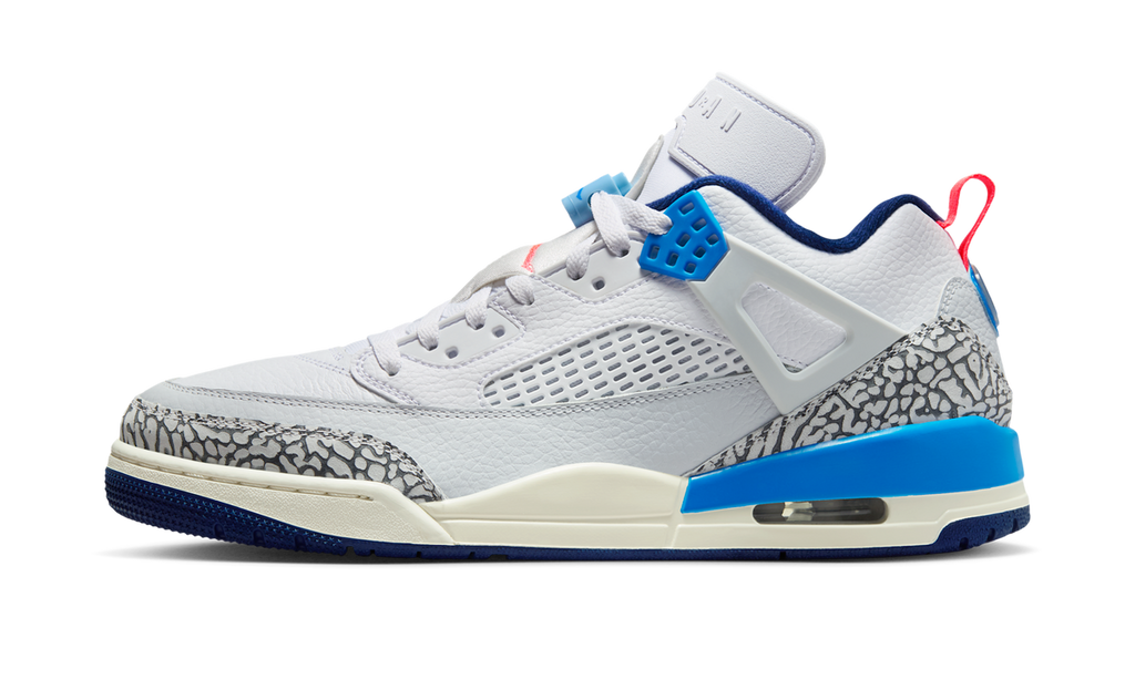 Air Jordan Spizike Low White Blue Void FQ1759-110 — Vista 1