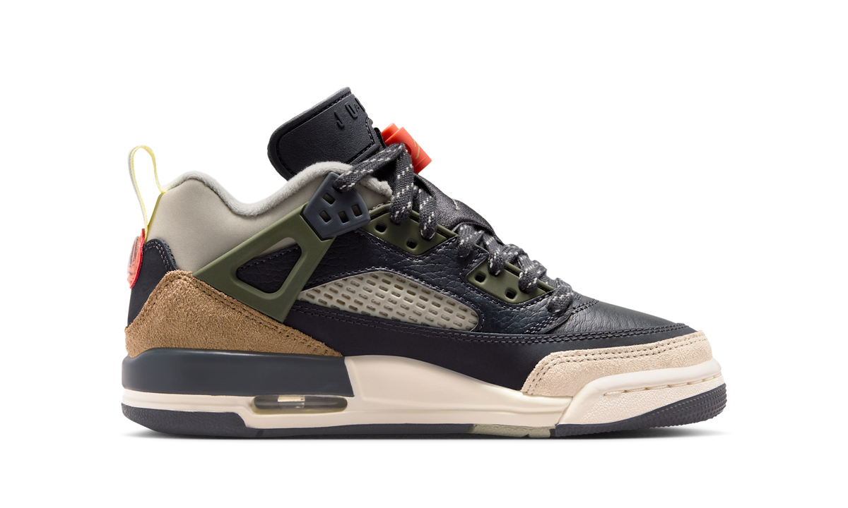 Air Jordan Spizike Low Anthracite Mango Cargo Khaki (GS) FQ3950-007 — Vista 2