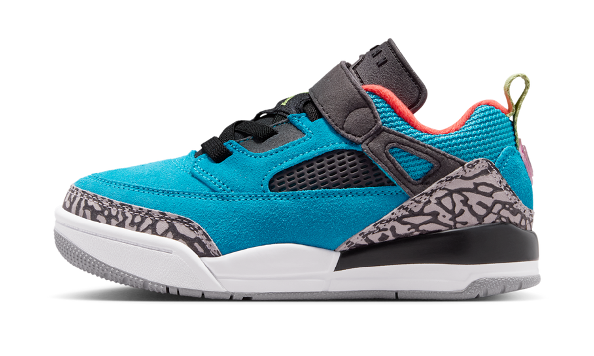Air Jordan Spizike Low Neo Turquoise Light Crimson (PS) FQ3951-402 — Vista 1