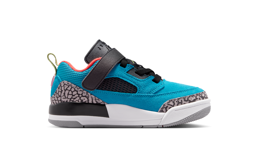Air Jordan Spizike Low Neo Turquoise Light Crimson (PS) FQ3951-402 — Vista 2