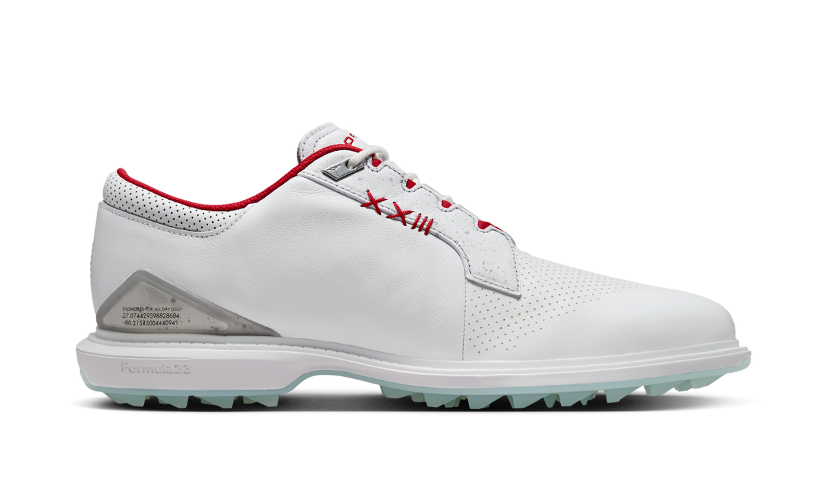 Air Jordan ADG 5 White Fire Red FQ6642-101 — Vista 2
