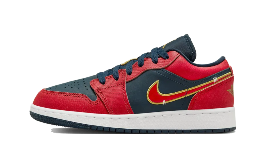 Air Jordan 1 Low Channels Olympic Gold Dreams FQ7380-400 — Vista 1