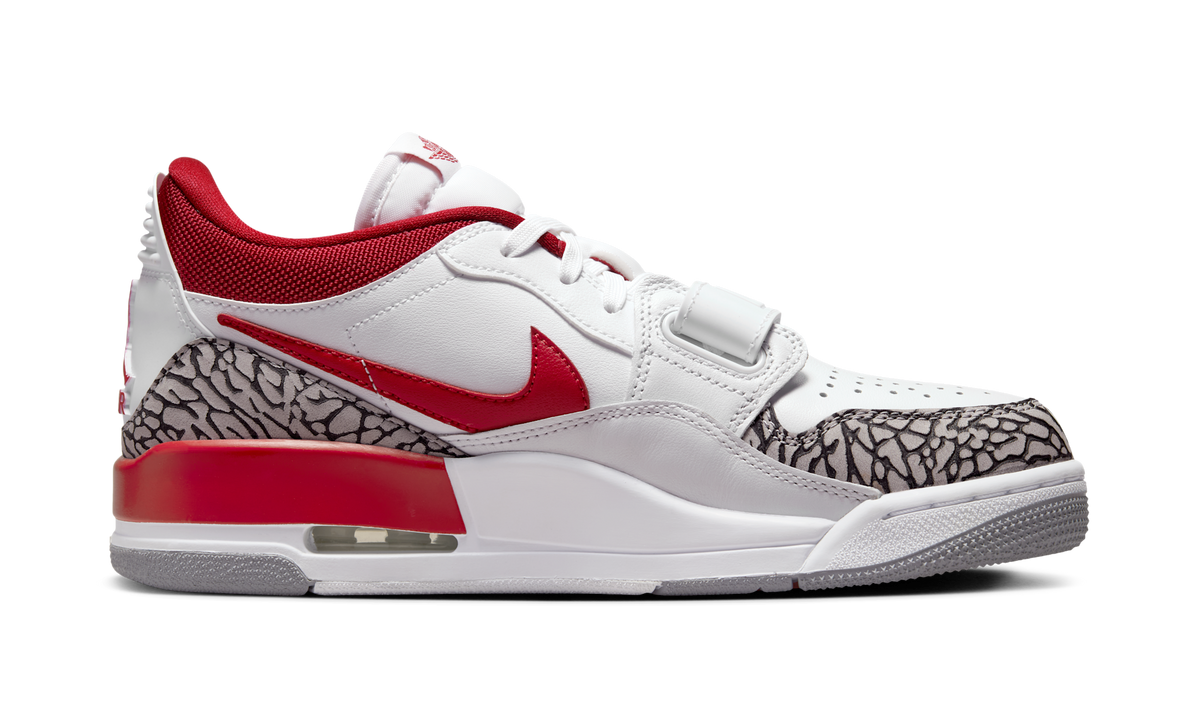 Air Jordan Legacy 312 Low White Cement Gym Red (Women's) FQ7827-106 — Vista 2