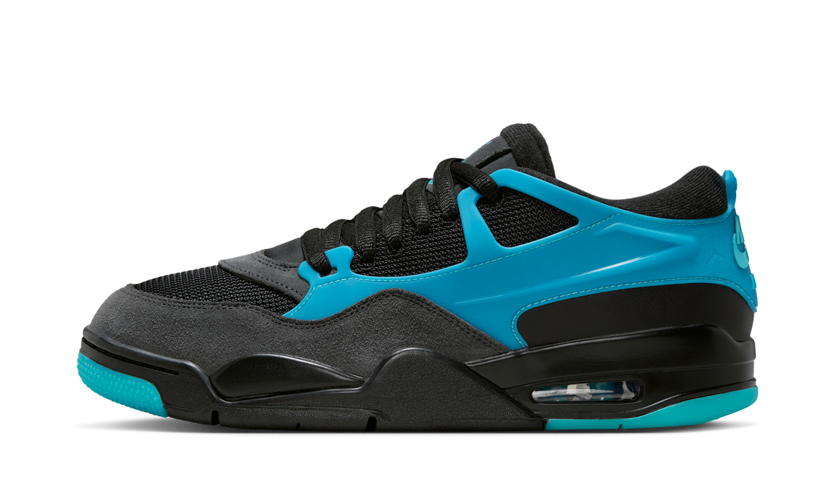 Air Jordan 4 RM Black Gamma Blue (GS) FQ7938-040 — Vista 1