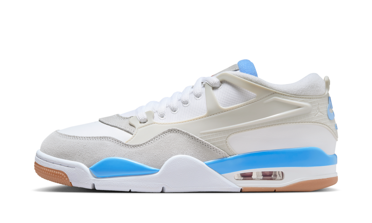 Air Jordan 4 RM White Legend Blue (GS) FQ7938-104 — Vista 1