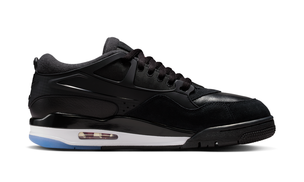 Air Jordan 4 RM Black White Varsity Red FQ7939-009 — Vista 2