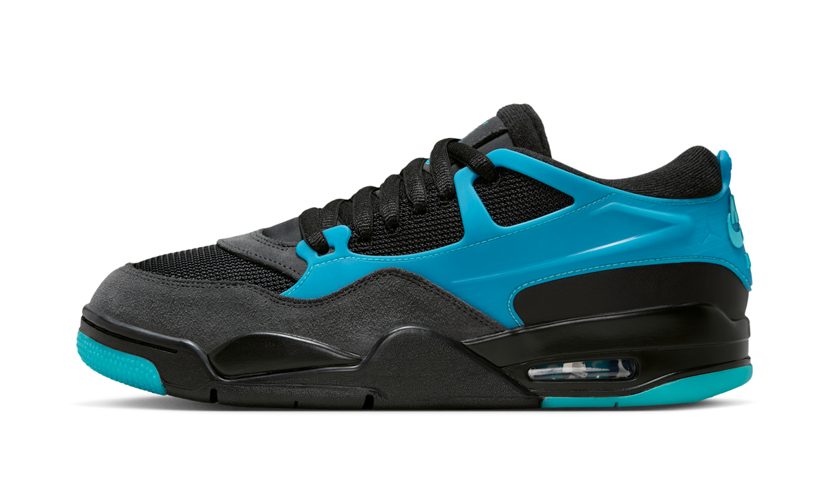 Air Jordan 4 RM Black Gamma Blue FQ7939-040 — Vista 1